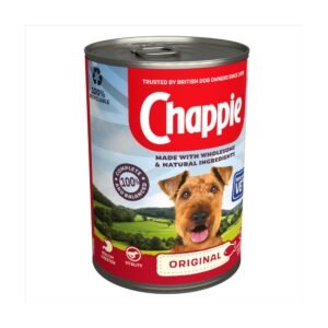 12pack Chappie Adult Wet Dog Food Tin Original in Loaf 412g 4.94kg MACnSAM