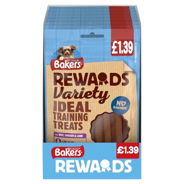Bakers Dog Rewards Variety with Beef, Chicken & Lamb 100g x 8 (800g) - Image 2